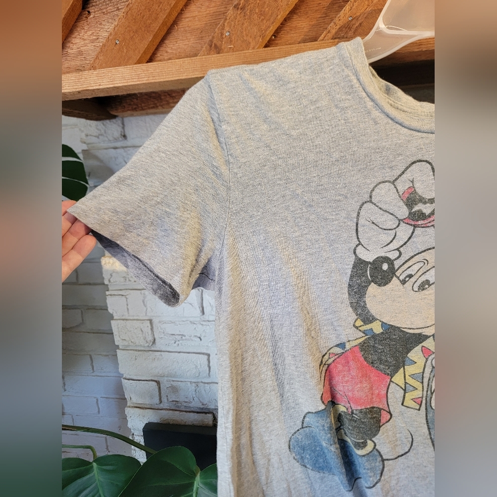 Gap Disney Mickey Mouse Grey T-Shirt Small - Picture 6 of 6